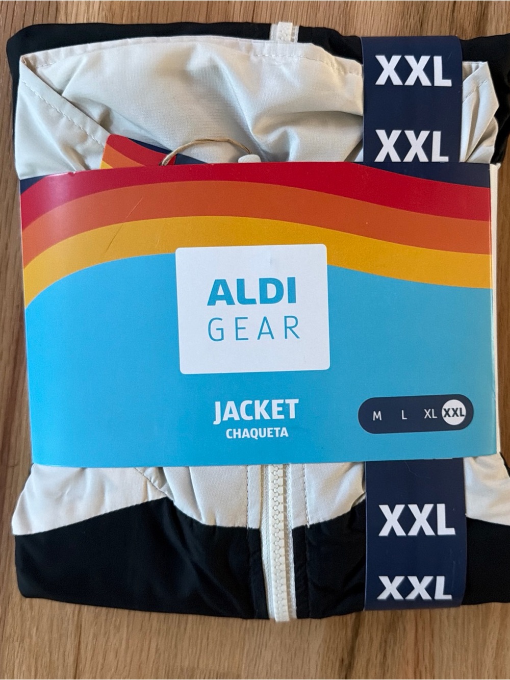 XXL ALDI Gear Windbreaker Track Jacket Black 50th Anniversary Edition 2026